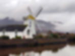 Windmill on a misty day - agnes briody
