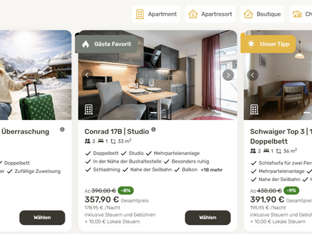 Distributionsstrategie von  Ferienhotels und Serviced Apartments in Zusammenhang mit dynamischem Inventar