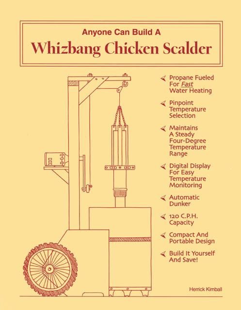 Whizbang Chicken Scalder Plan book