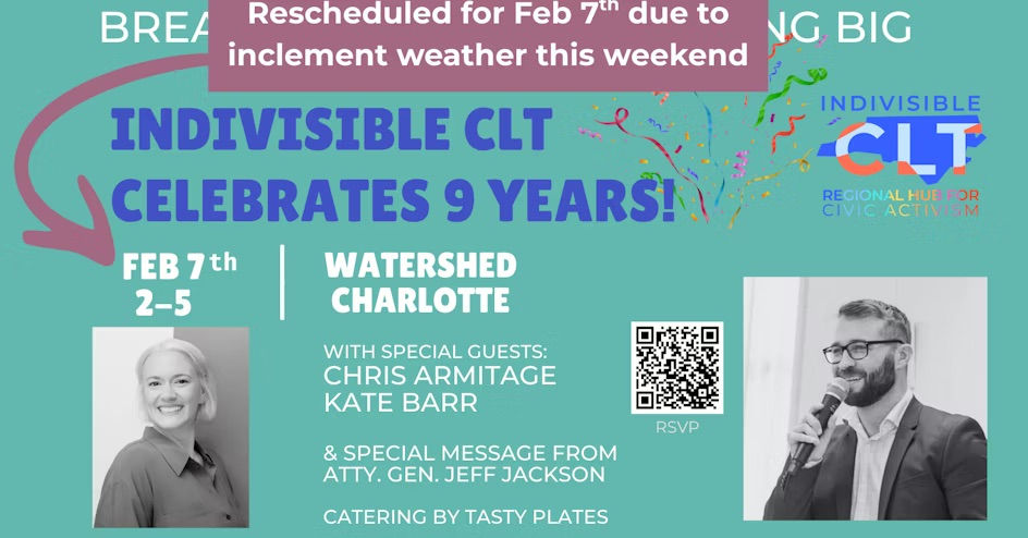 Indivisible CLT 9th Anniversary Celebration