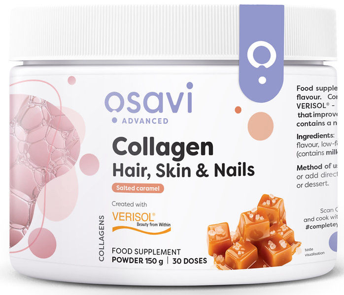Osavi Collagen Peptides (Hair, Skin & Nails) – Salted Caramel 150g