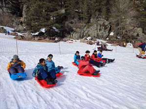 Retour en image de la sortie famille à la neige du 12 février 2022