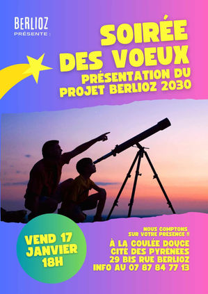Le 17 janvier à 18h....ce sont nos vœux...