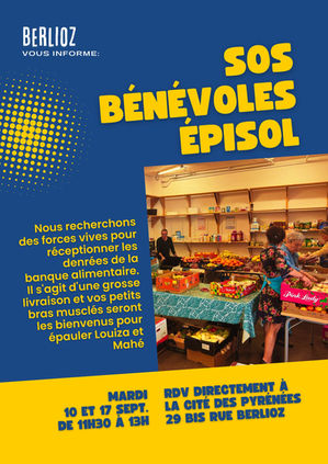 SOS Bénévoles pour Épisol !