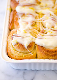 Sticky Lemon Rolls with Lemon Cream Cheese Glaze