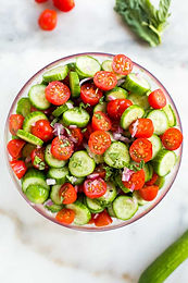 Cucumber and Tomato Summer Salad