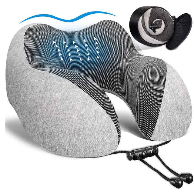 Thumbnail: U-Shaped Travel Memory Foam Neck Pillow