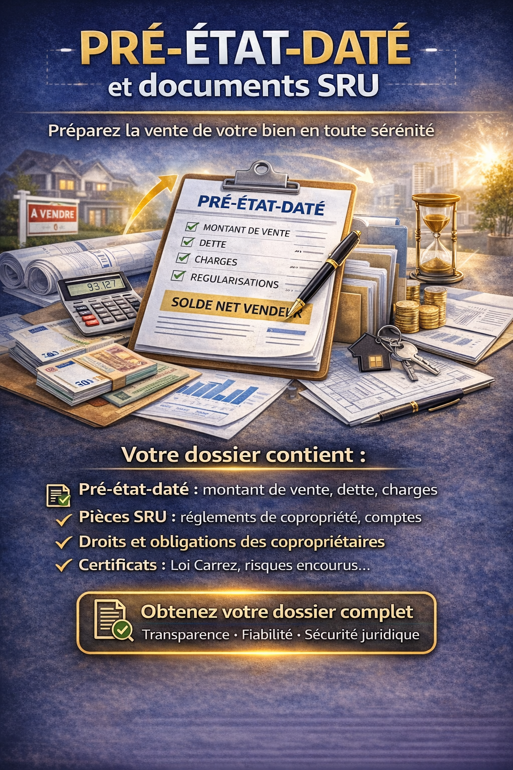 PRE-ETAT DATE + documents SRU