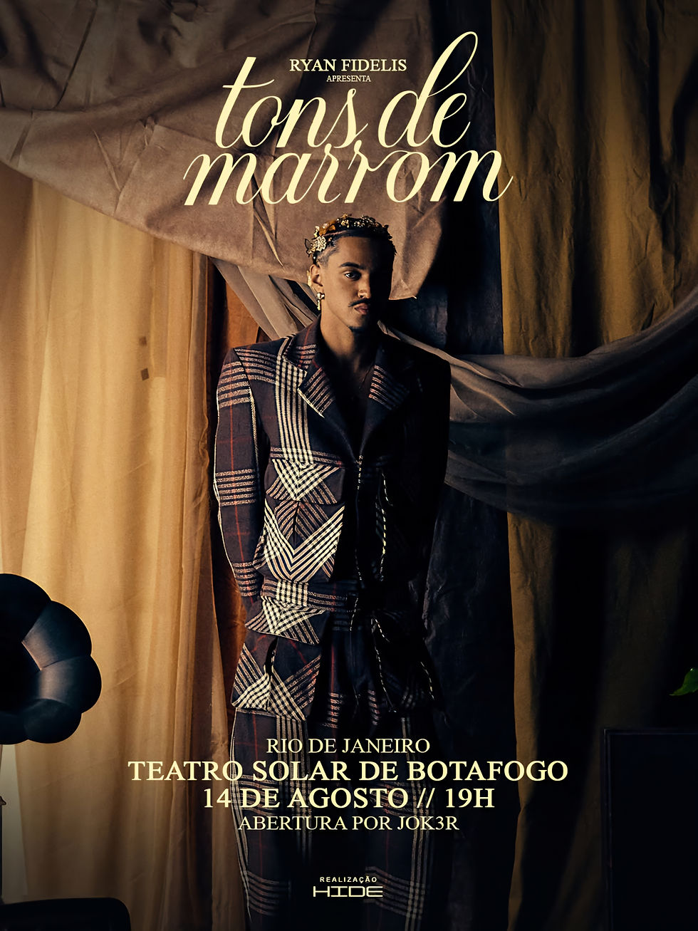 Ryan Fidelis lança álbum "Tons de Marrom" em show no Rio de Janeiro