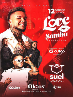 Love Samba leva Suel a Natal e celebra talentos potiguares com o Prêmio Viva o Samba