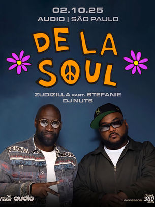 De La Soul volta ao Brasil para noite histórica na Audio