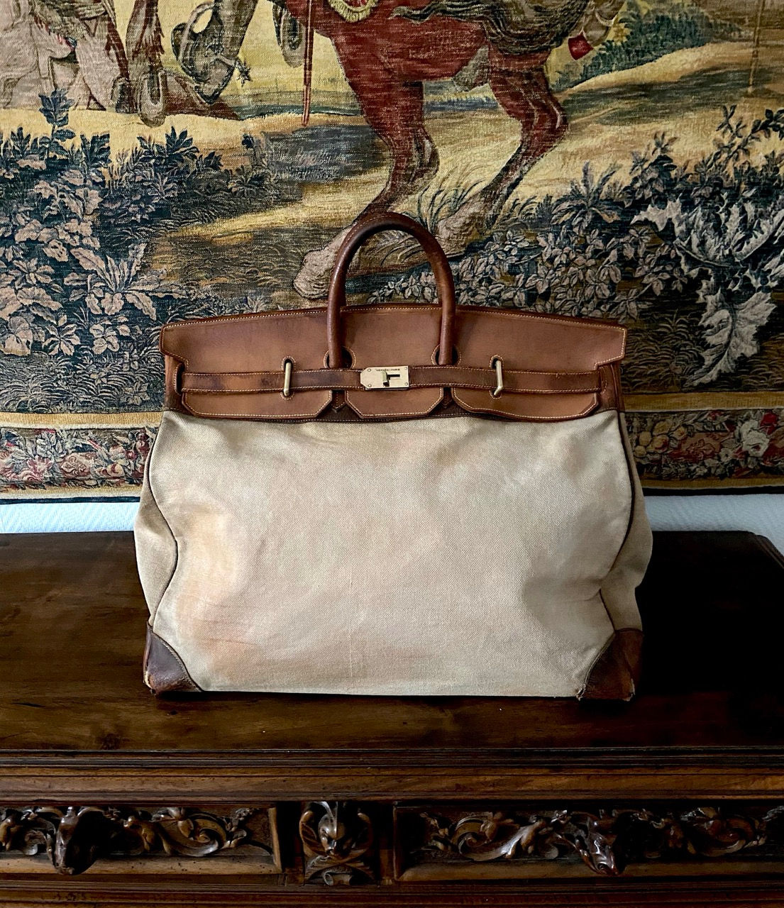 Sac Hermès modèle Haut à courroies