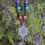 Thumbnail: Chakra/ Turquoise flower necklace