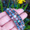 Thumbnail: Indian Agate sunflower bracelet