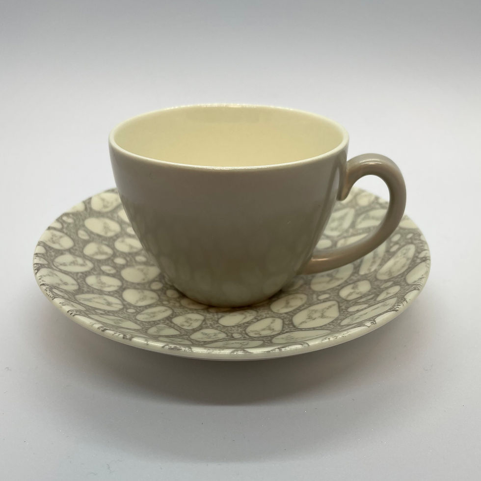 サムネイル： Poole Potteryプール Grey Pebble グレイペブル  C&S デミタス [グレイ]