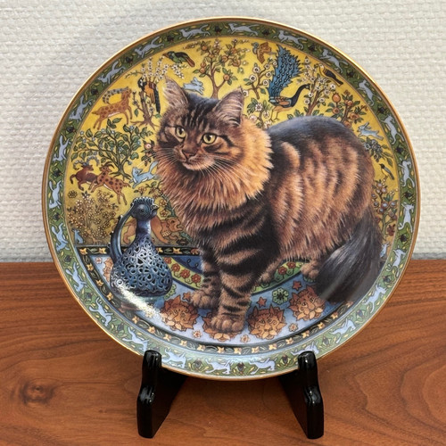 ❇️レズリーアンアイボリー(Lesley Anne Ivory )の猫の置物 Lesley Anne Ivory Cat Plate レズリー・アン・アイボリー
