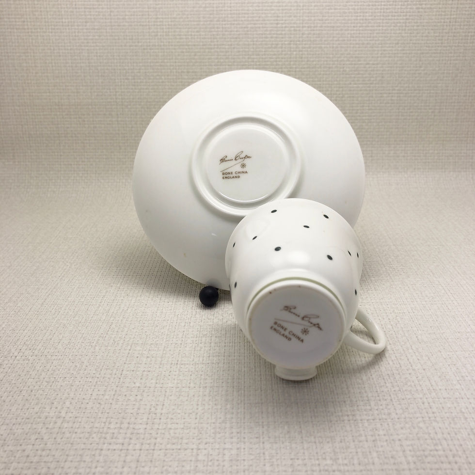 サムネイル： Susie Cooper スージークーパー Raised Spot レイズドスポット【抹茶】デミタス カップ&ソーサ―