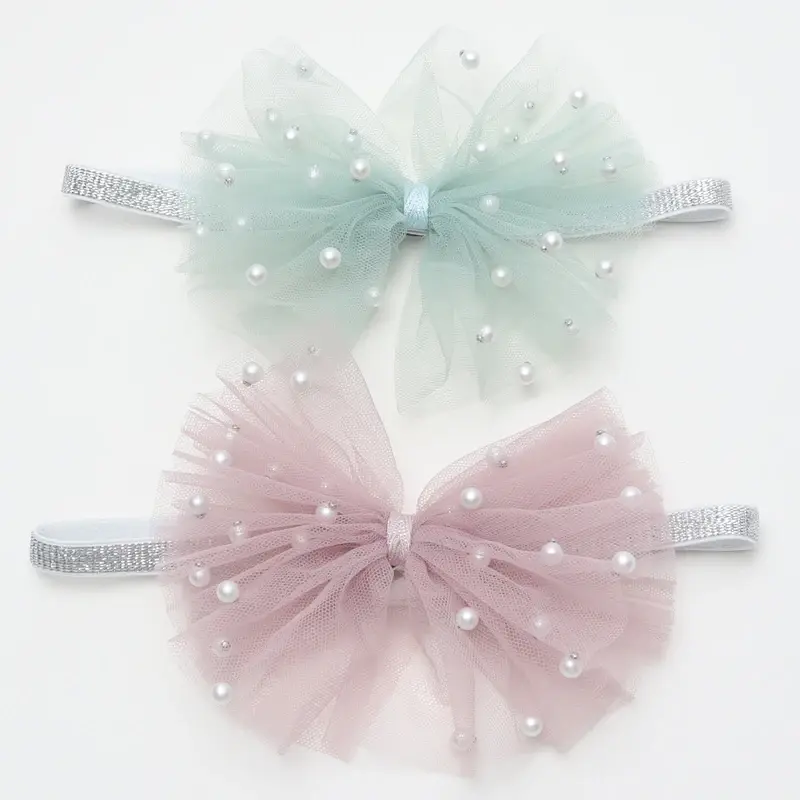Thumbnail: Imitation Pearl Hair Bows Hairpins