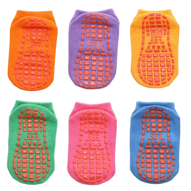 Thumbnail: 6 pairs childrens slipper socks