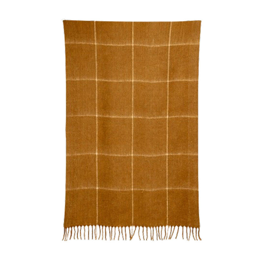 Plaid BERGEM gold