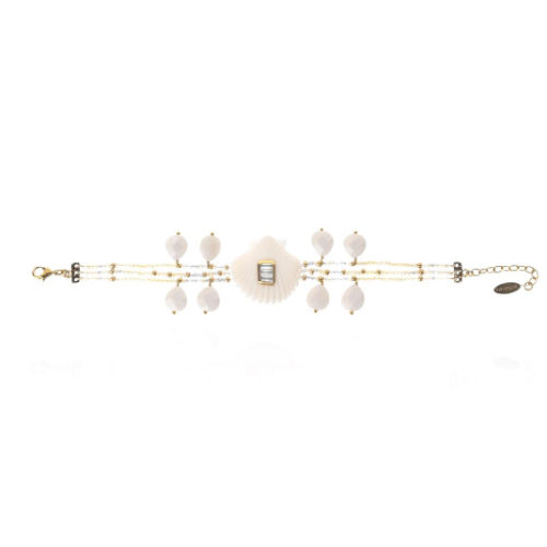 Miniature : Bracelet SHELLEY Blanc