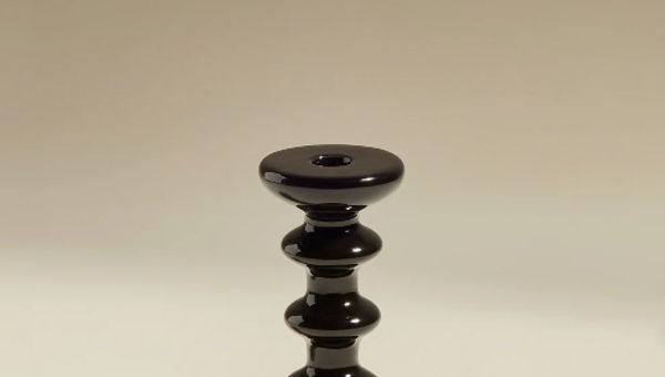 Bougeoir SLAVE petit modèle Noir