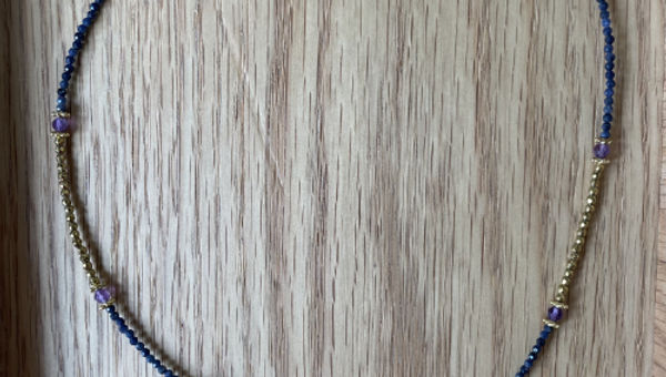 Collier bracelet HAMSA Améthyste