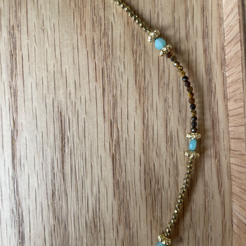 Miniature : Collier bracelet Hamsa Oeil de tigre 3