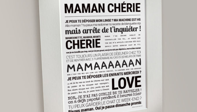 Affiche MAMAN CHERIE