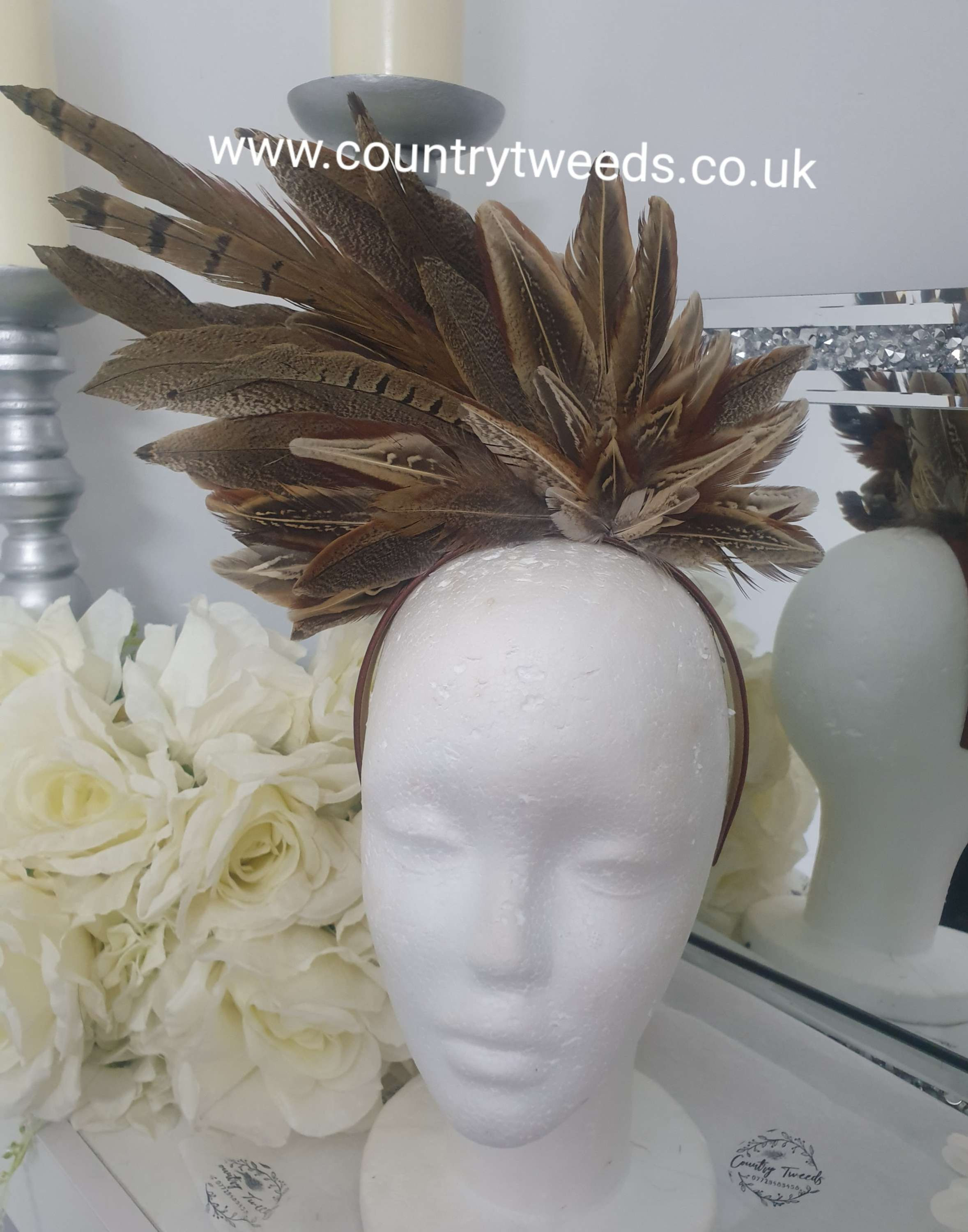 Stunning Cheltenham Pheasant headband