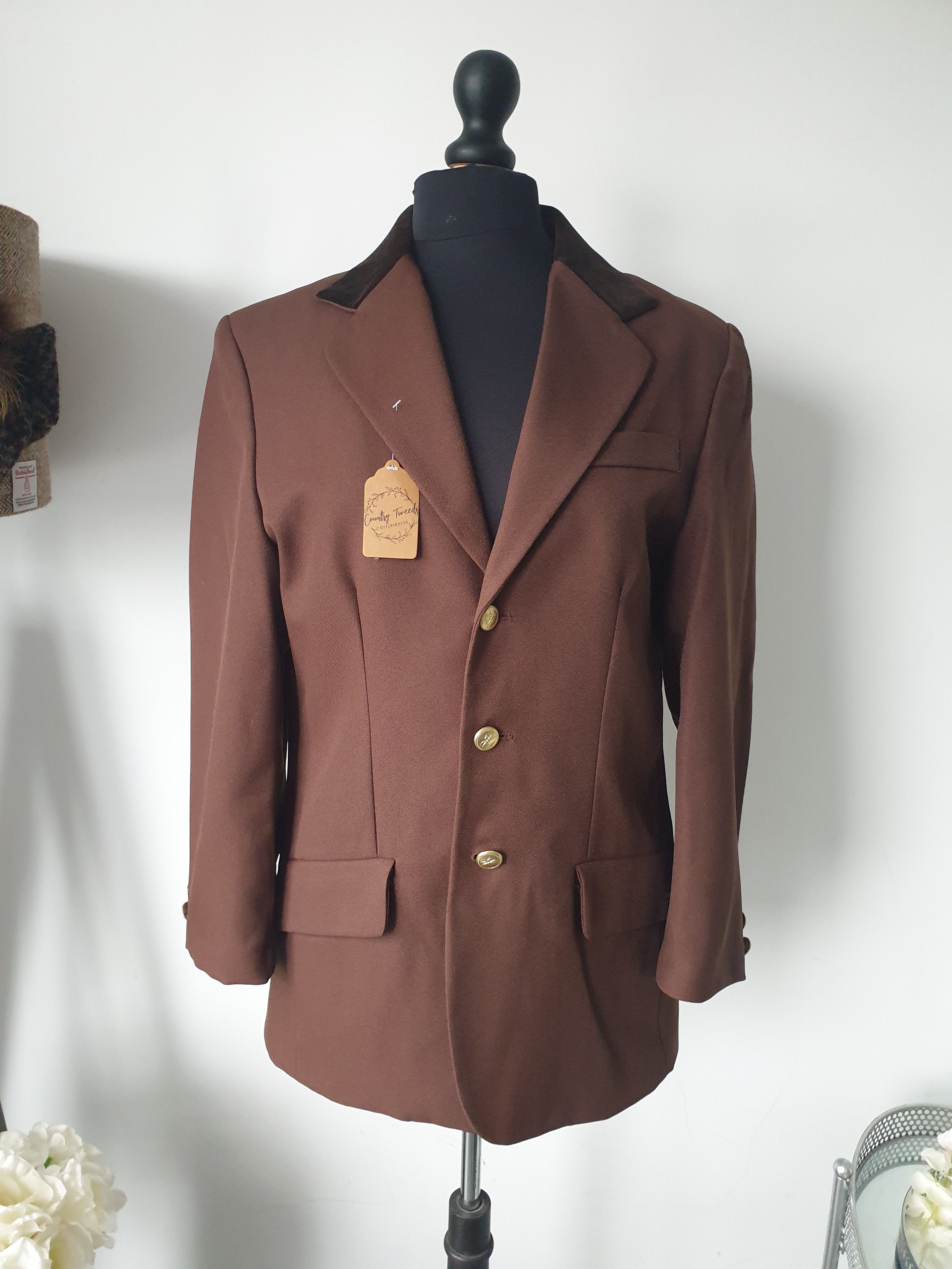 Brown 36" show jacket