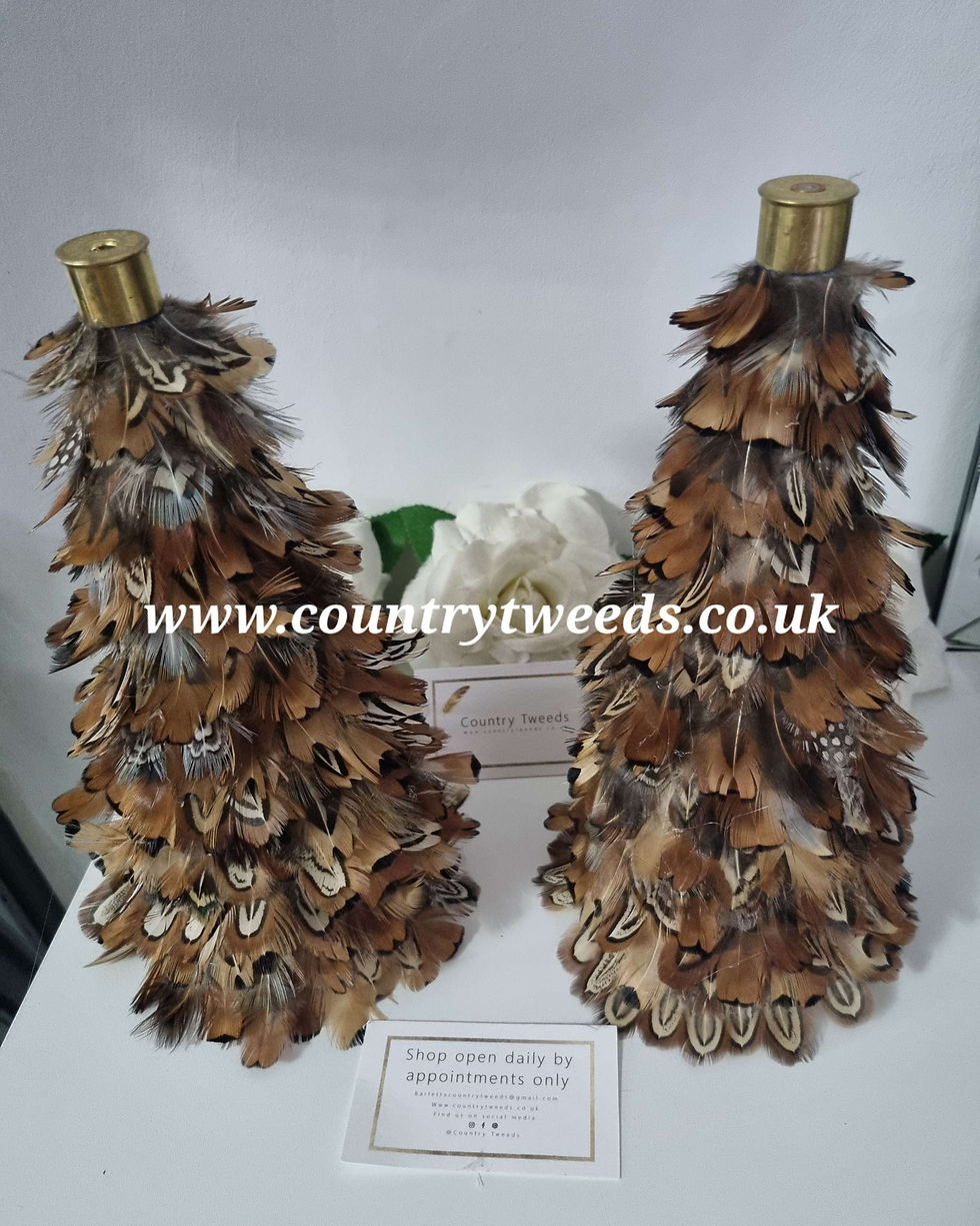 Thumbnail: Pheasant feather light up Christmas Tree