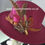 Thumbnail: Burgundy fedora hat with this beautiful detachable feather brooch 