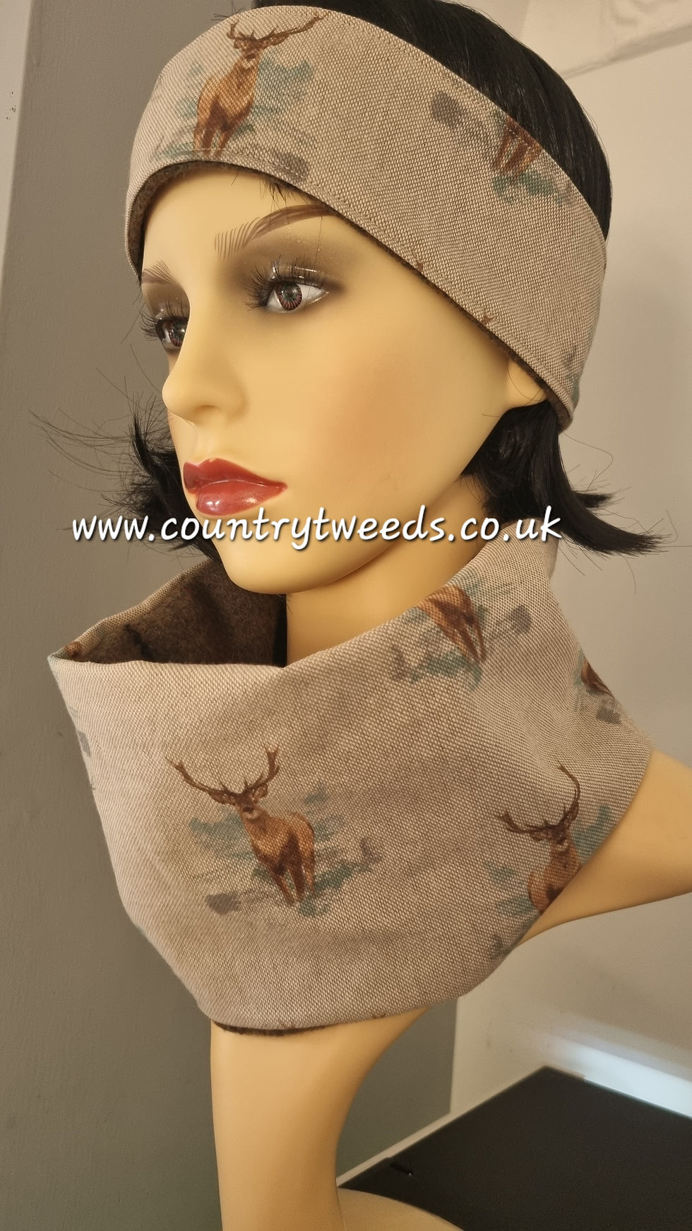 Thumbnail: Stag snug and headband set 