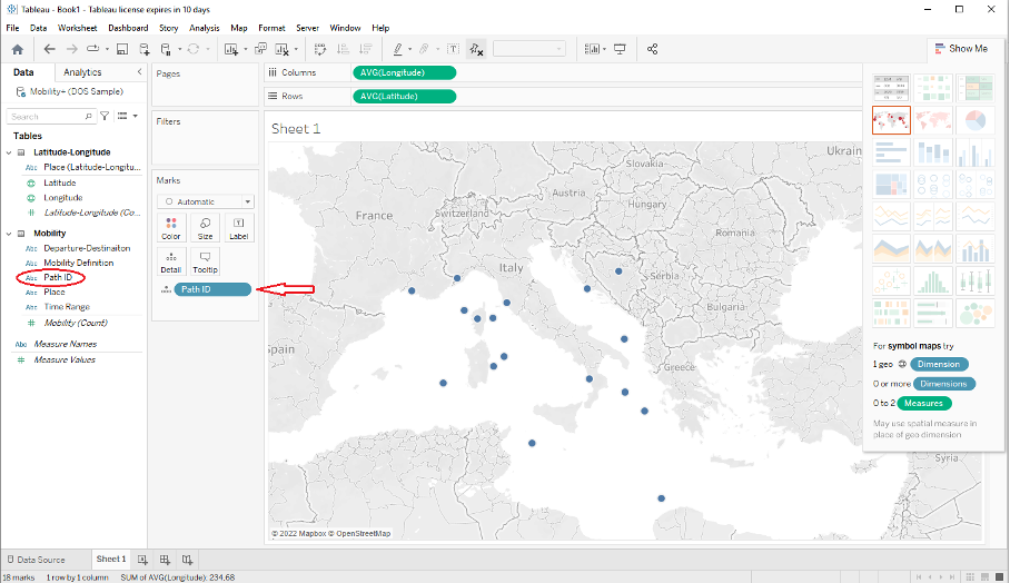 NETWORK ANALYSIS WITH TABLEAU