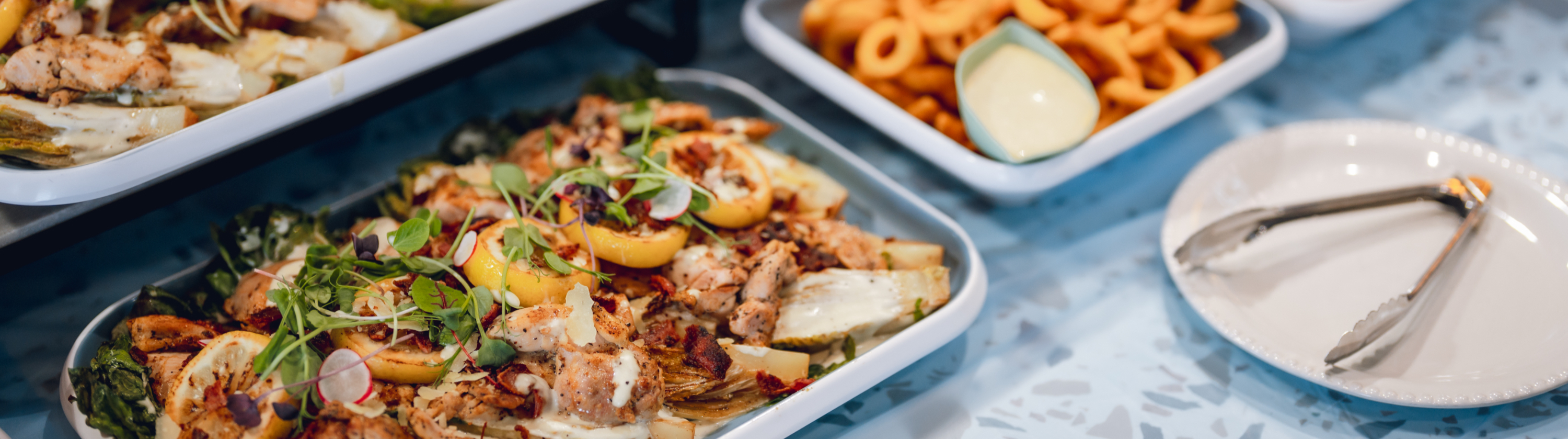 Arranged Food and Objects