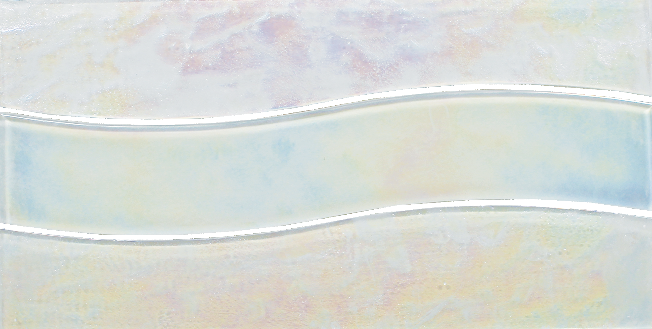 White Wave Mosaic