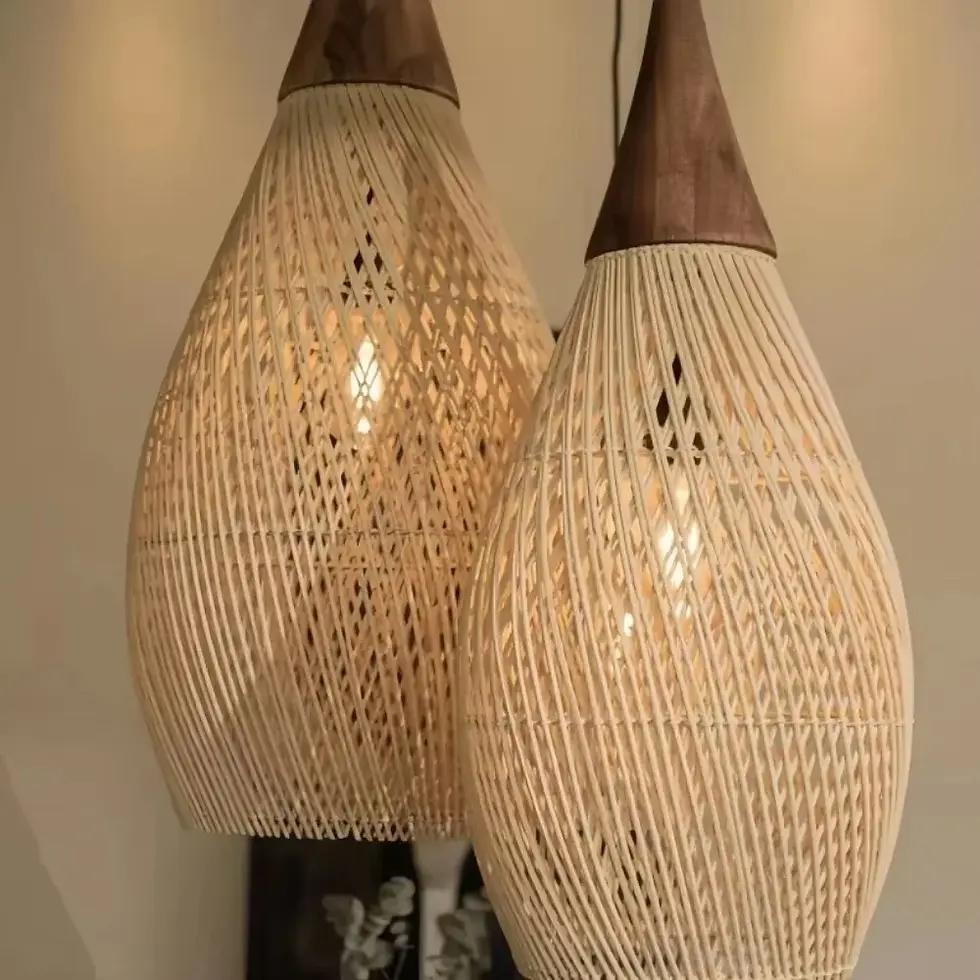 Thumbnail: Hikari Rattan Pendant Light