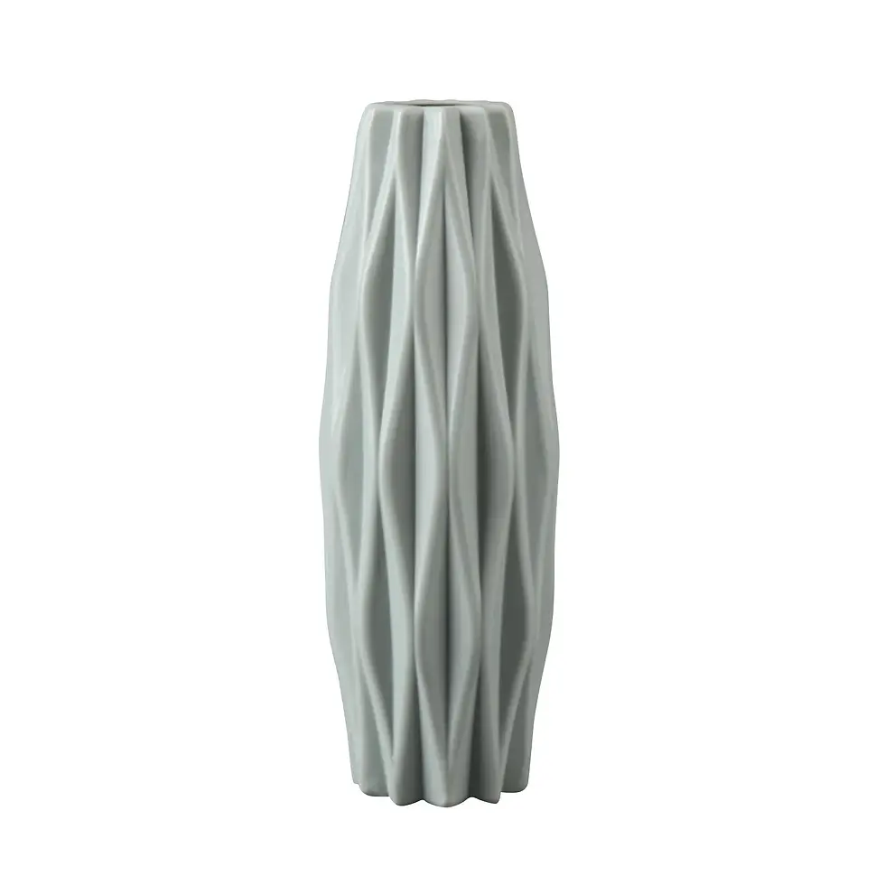 Miniaturbild: Nordic Geometric Plastic Vase