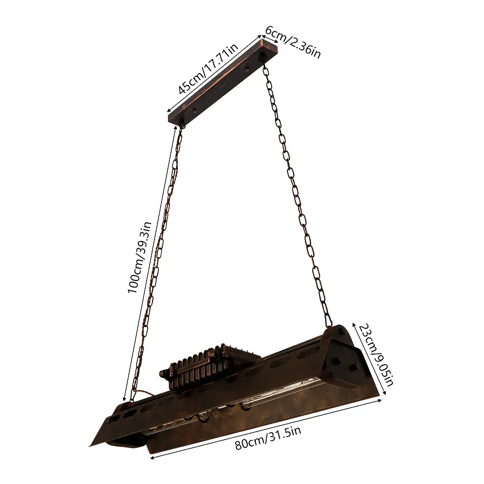 Miniature : Vintage Industrial Metal Pendant Light