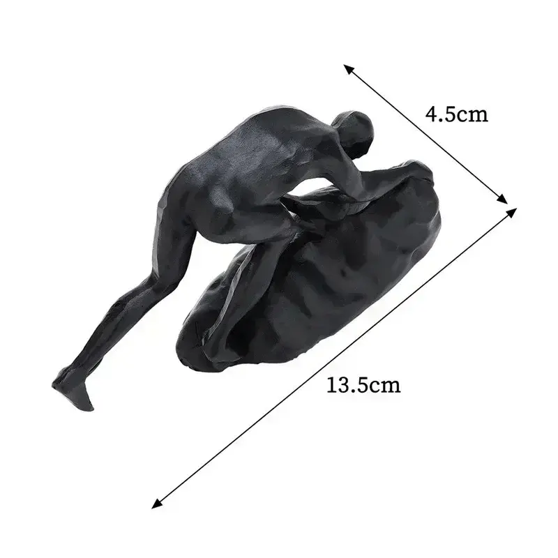 Thumbnail: 6pcs Resin Climbing Man Wall Decor