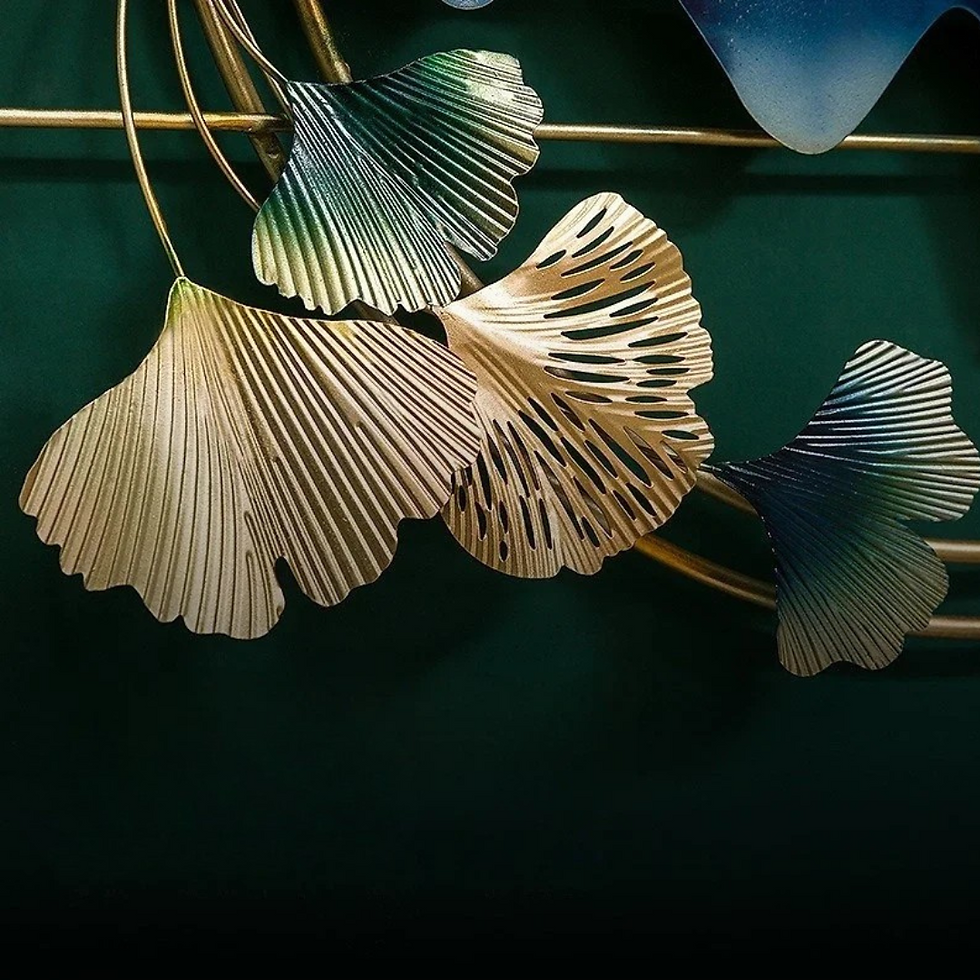 Thumbnail: Nature’s Elegance – Wall Art with Almond Leaves & Deer