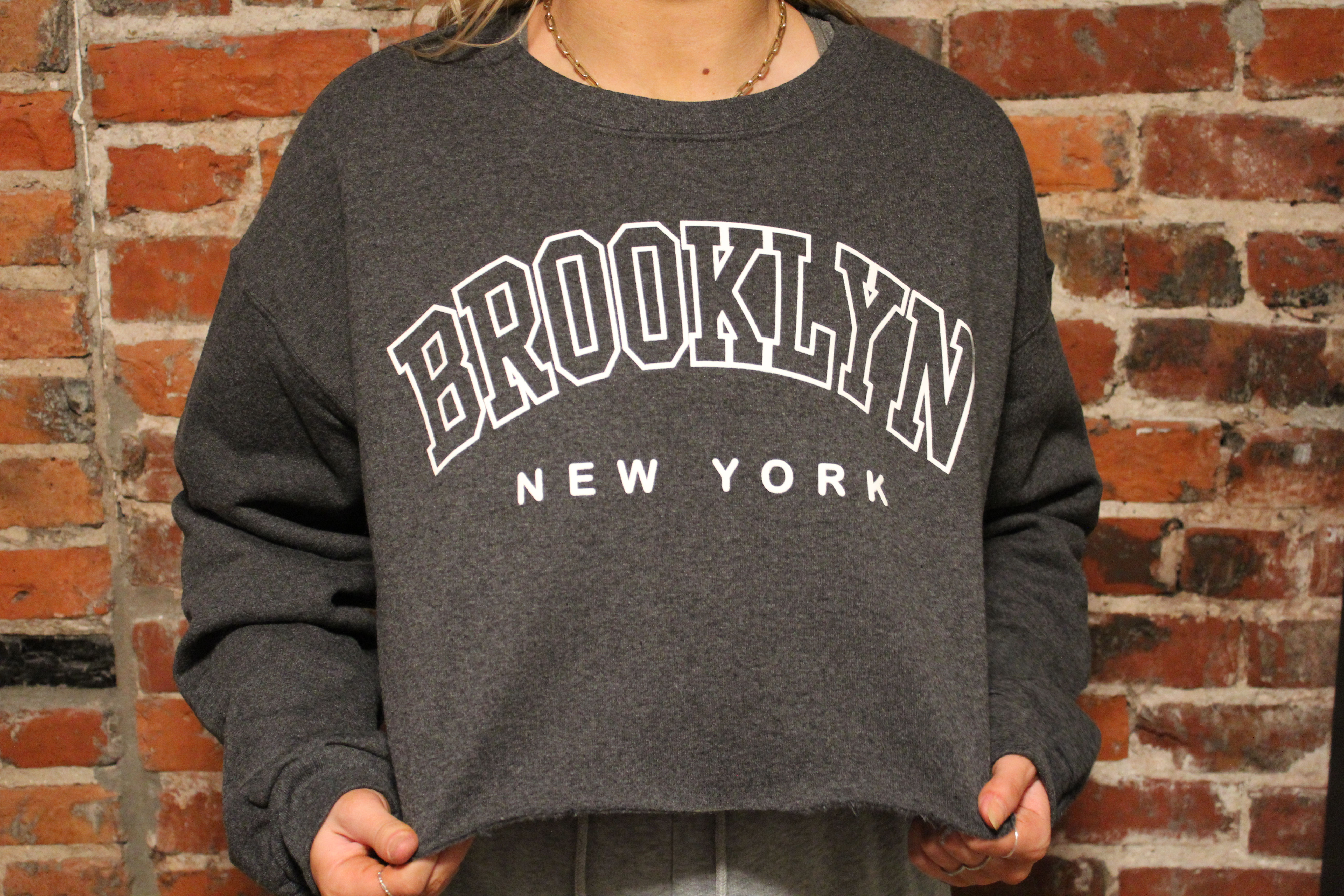 Brooklyn Crop Sweatshirt