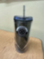 Plastic Water Bottle with Straw