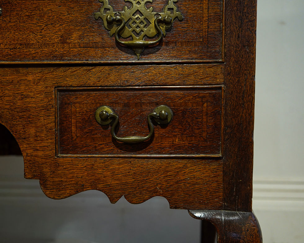 Thumbnail: Georgian oak lowboy.