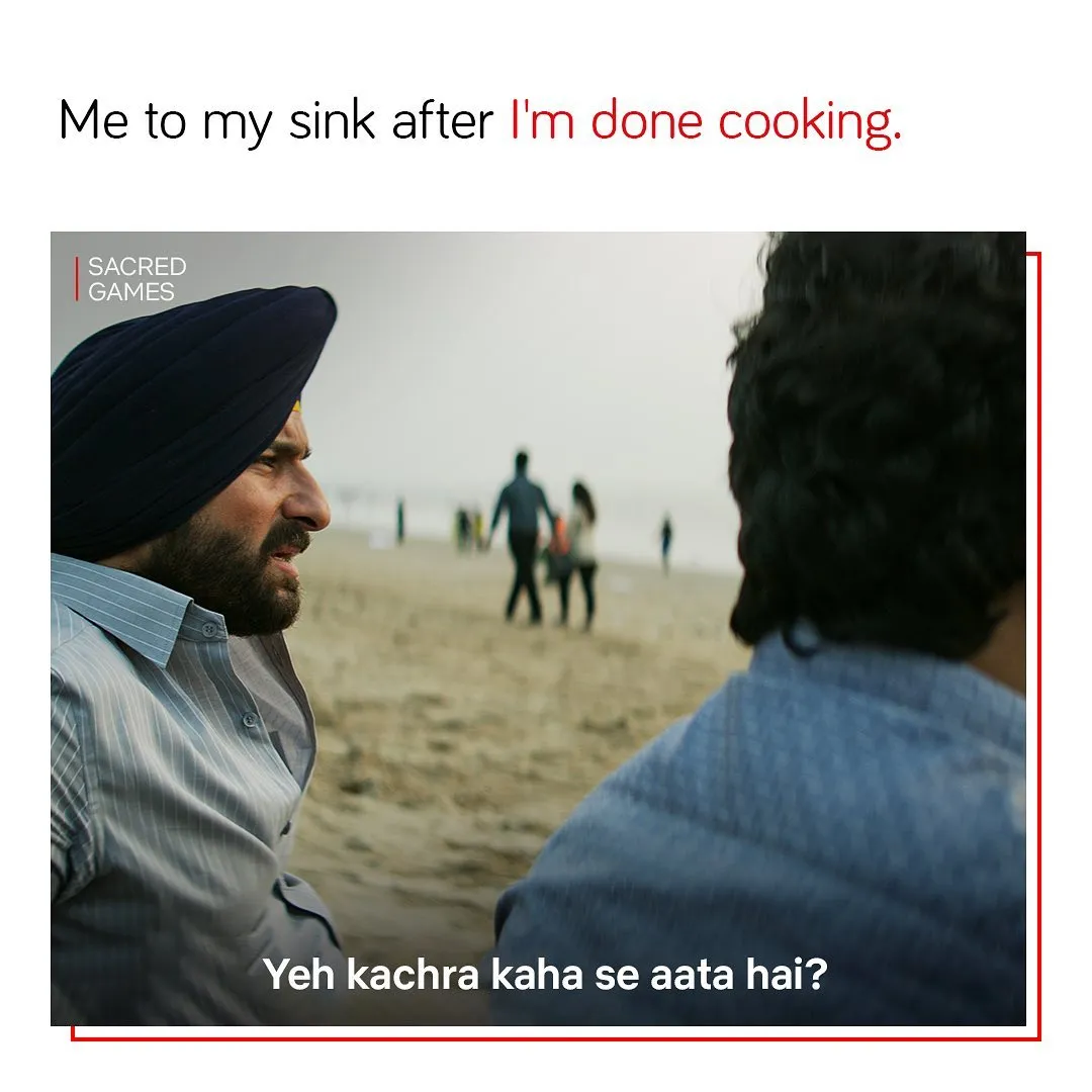 Netflix Meme on Sacred Games 3