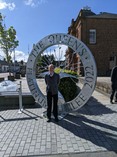 Jubilee Tree, celebrating the Queen's 70 Years as our Monarch.