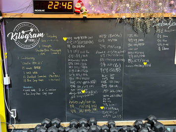 2023/12/12 Shoulder Press 1RM, CrossFit Open 22.1