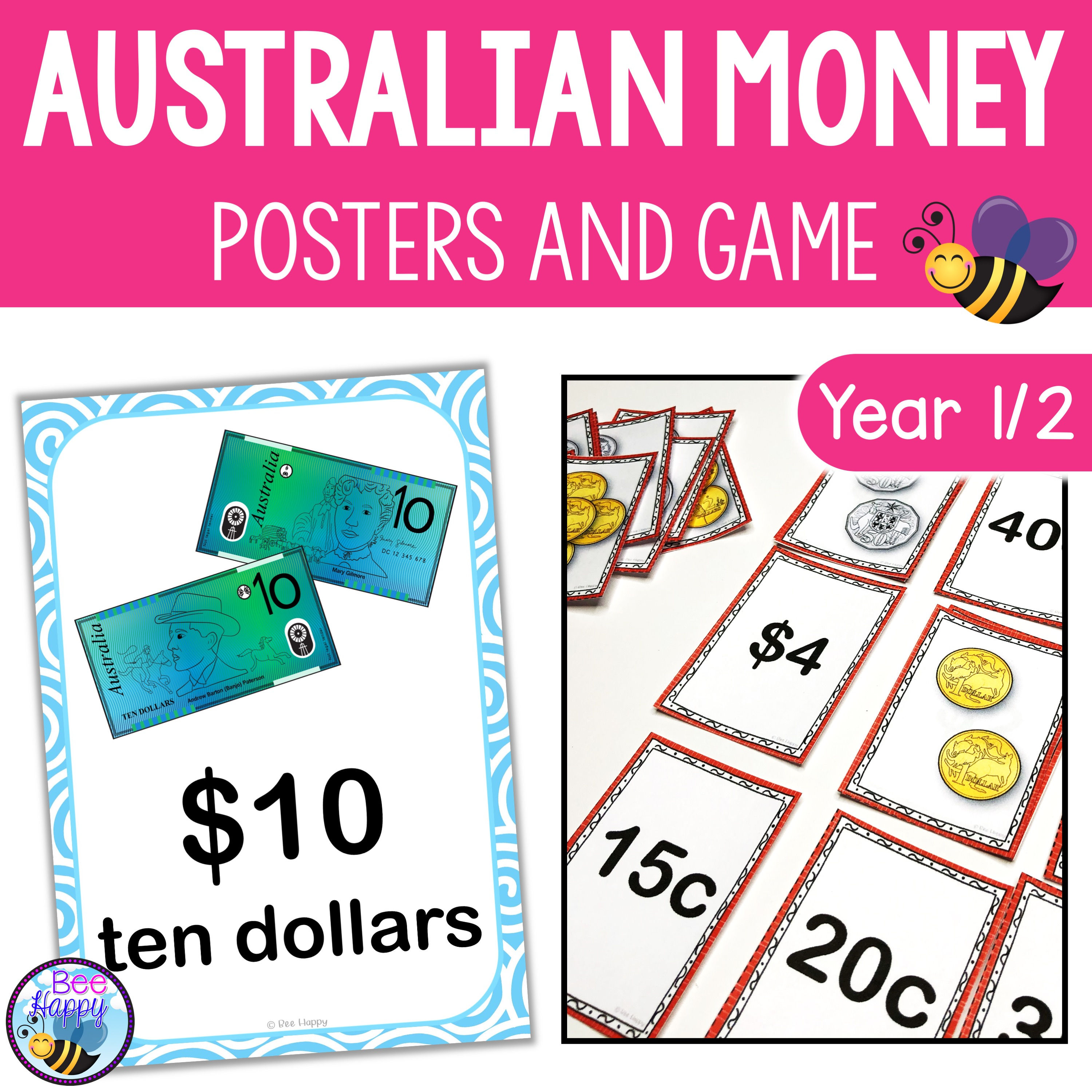 Australian Money Posters and Game Cover