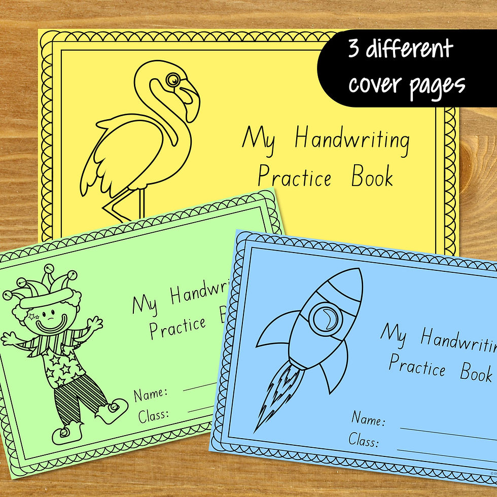 Thumbnail: Australian Handwriting Practice Book 1 Booklet Covers